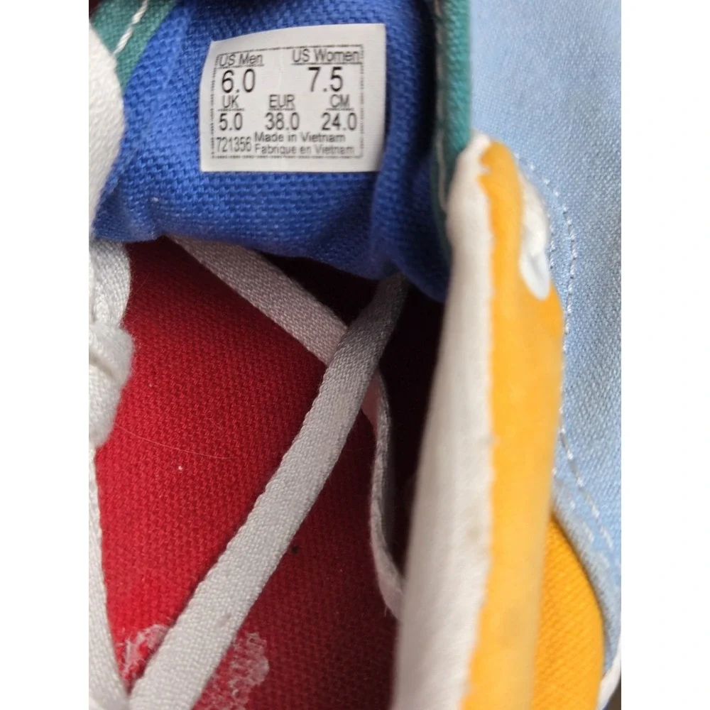 Vans Era Canvas 'Colorblock' Multi/Bright Women 7.5 Men 6 Retro Style Y2K Style‎